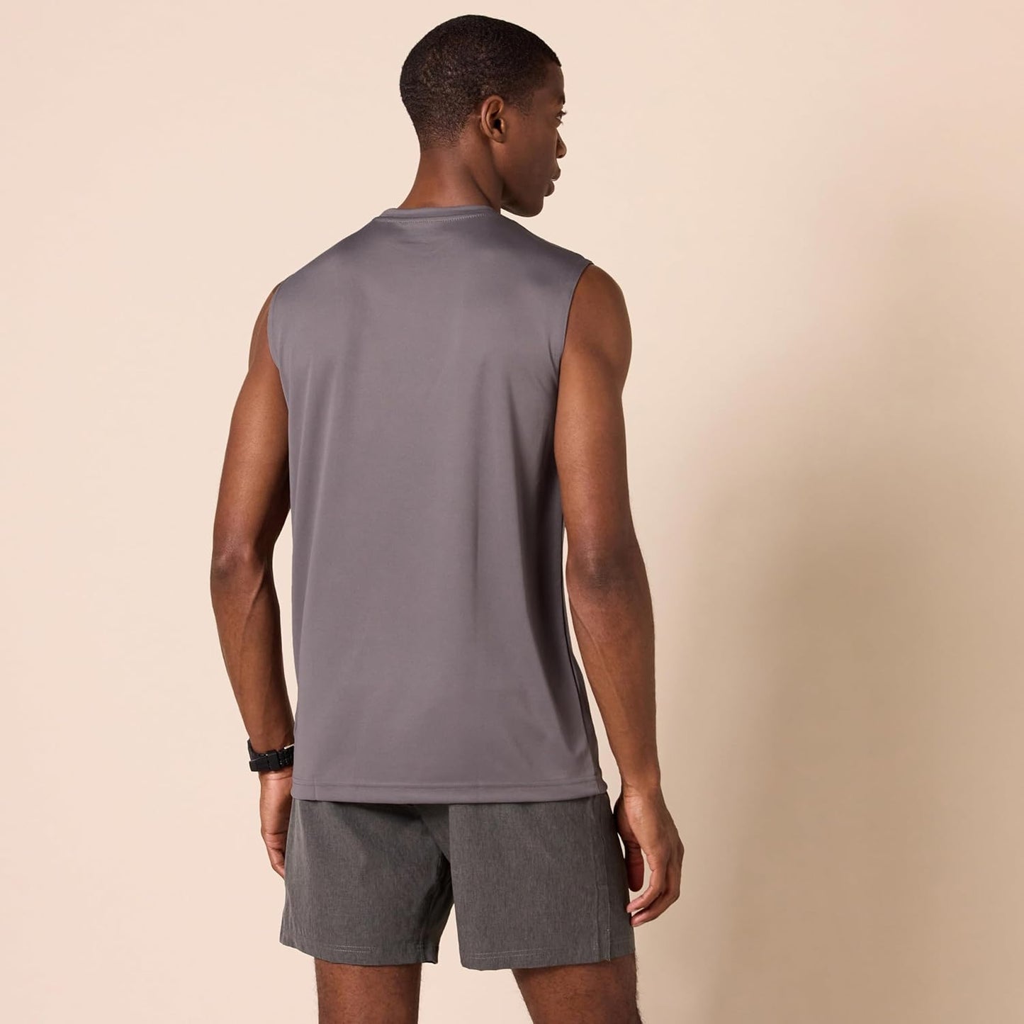 Essentials Men's Active Performance Tech Muscle Tank Pack of 2