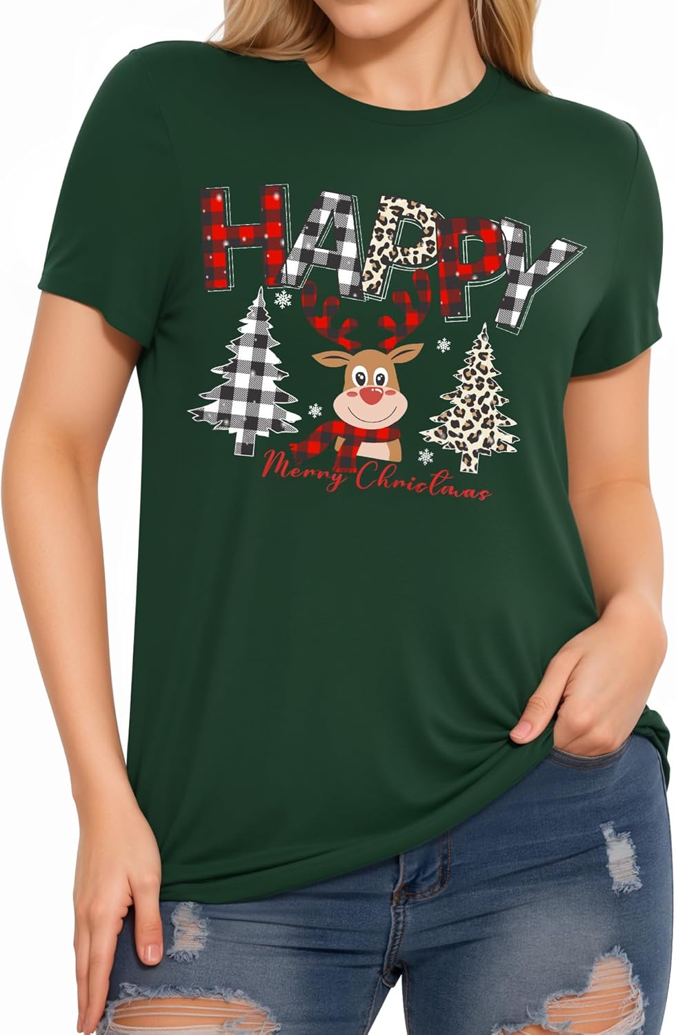 Short Sleeve Crew Neck Casual Shirts Basic Tee Summer Tops