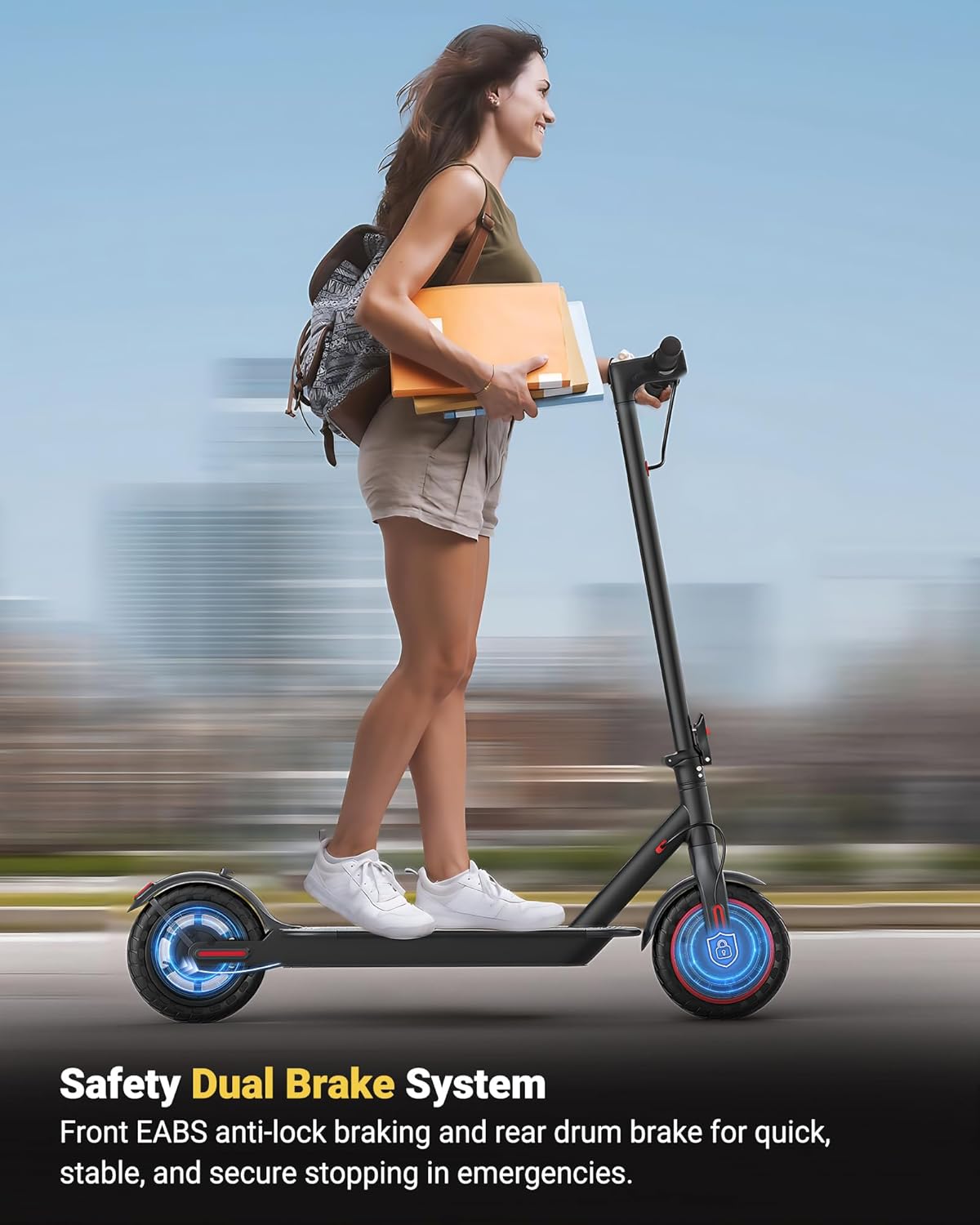 Electric Scooter for Adults 8.5/10/14" Tires, 19/22Mph, 350W/500W Motor