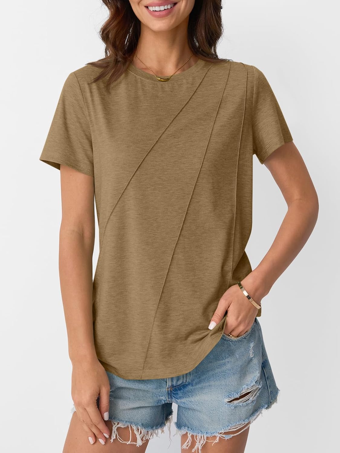 Womens Summer Tops Workout Shirts Beach Vacation Outfits Business Tshirts