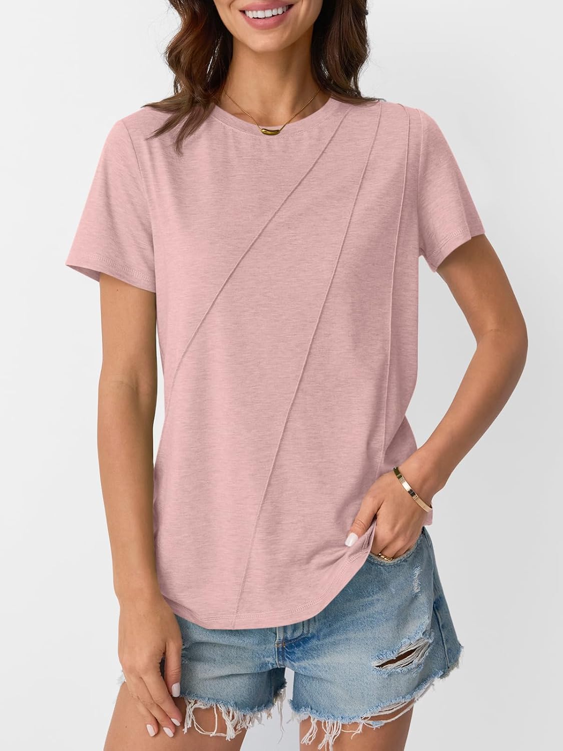 Womens Summer Tops Workout Shirts Beach Vacation Outfits Business Tshirts