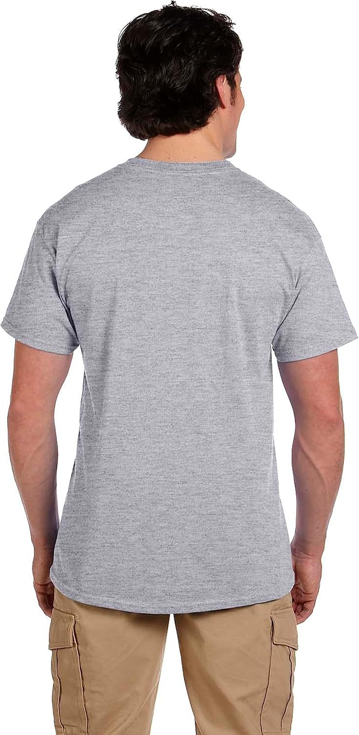 Men's Crew Tee Undershirts Moisture Wicking & Tag Free Comfy Outfits