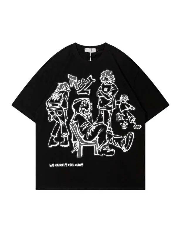 Women's Pink Street Style Short Sleeve T-Shirt