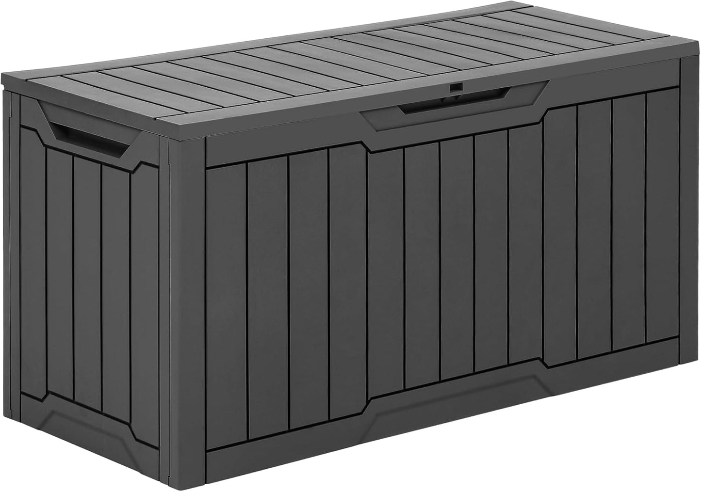 YITAHOME 120 Gallon Large Deck Box Upgraded Resin Outdoor Storage Boxes