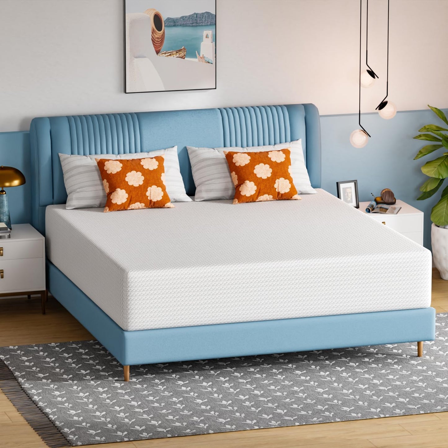Twin 6 Inch Gel Memory Foam Mattress in a Box Medium Firm