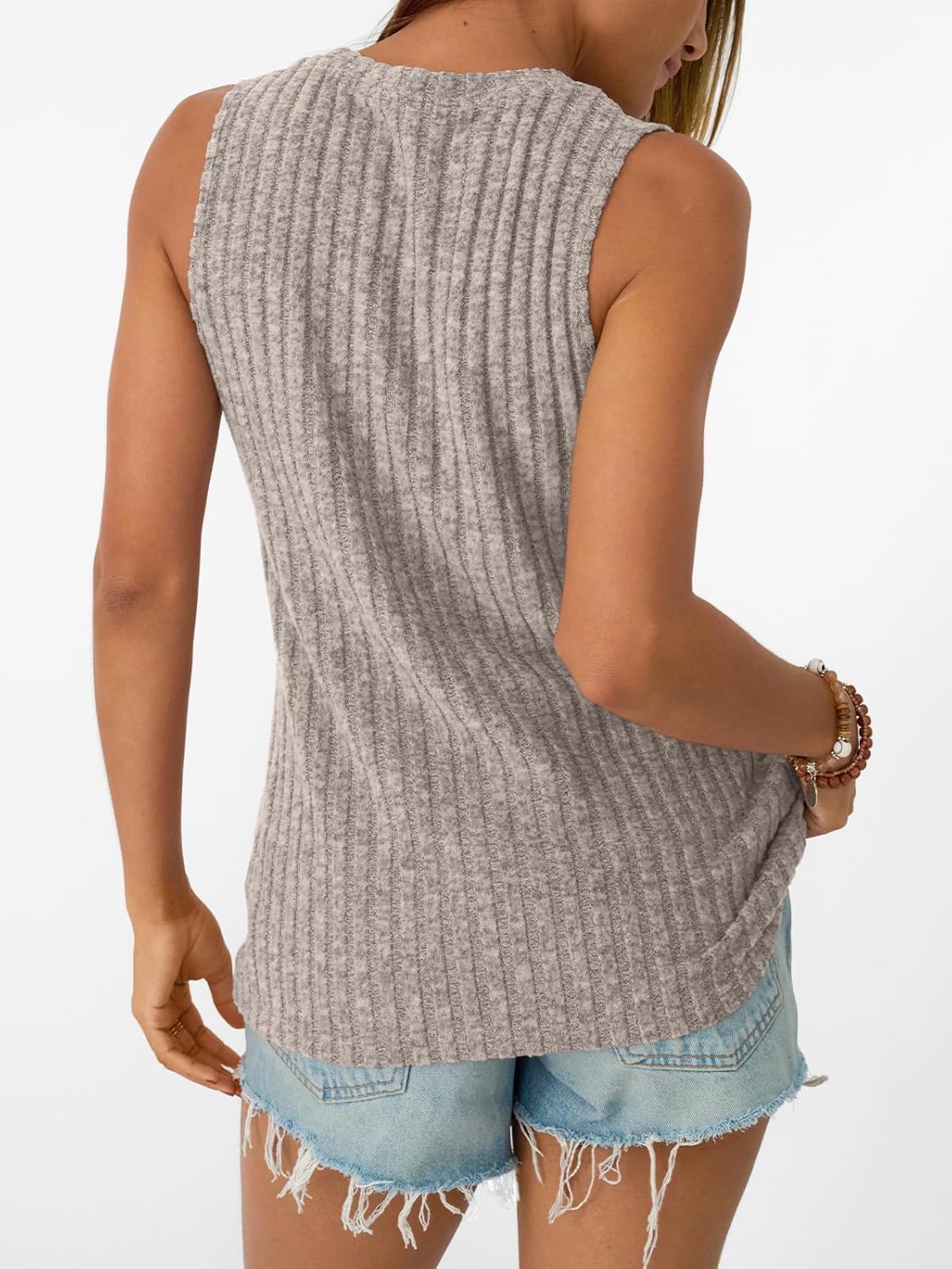 Womens Tank Tops Sleeveless Tunic Summer Basic Soft Casual Trendy Vacation Outfits