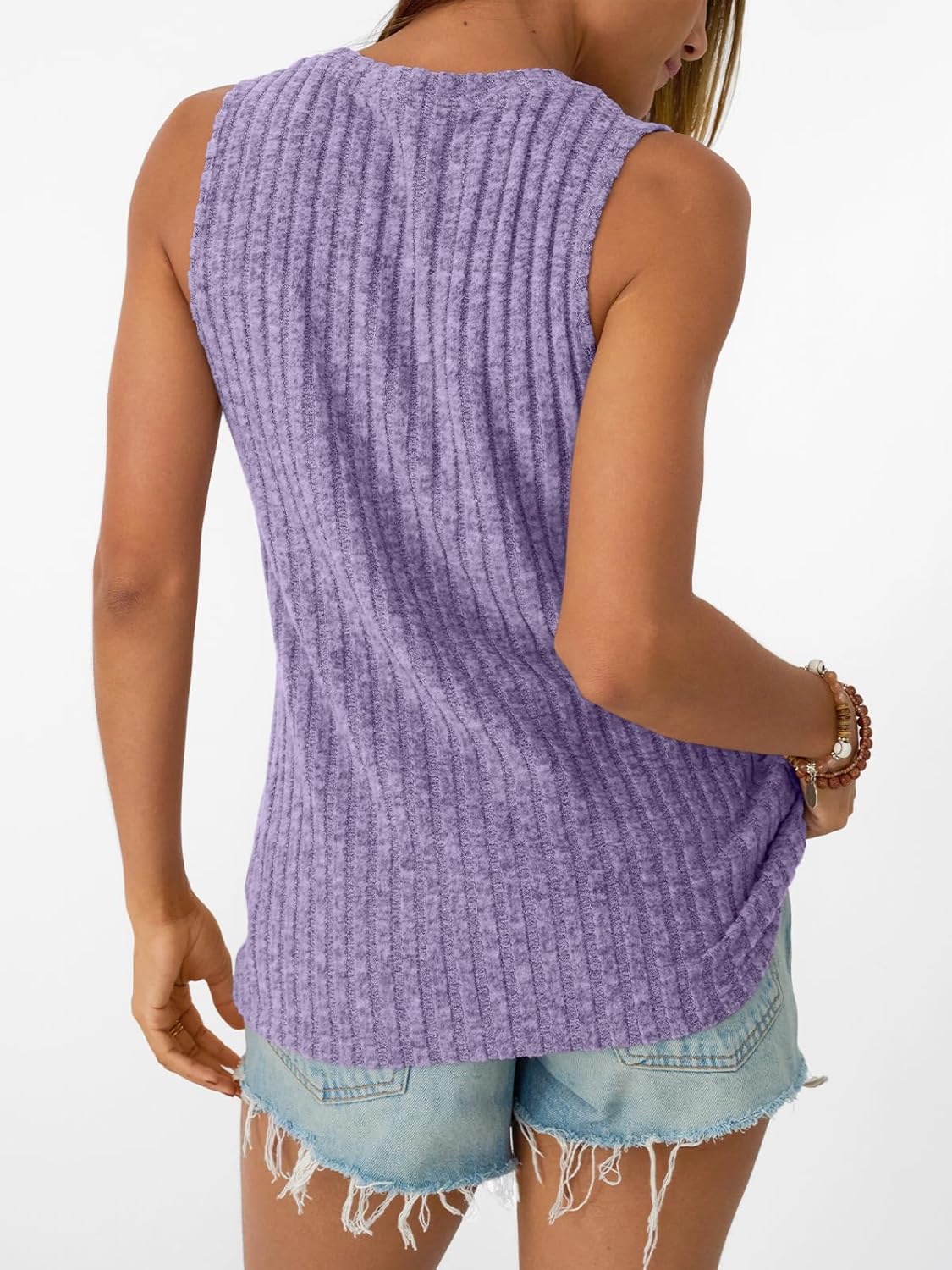 Womens Tank Tops Sleeveless Tunic Summer Basic Soft Casual Trendy Vacation Outfits