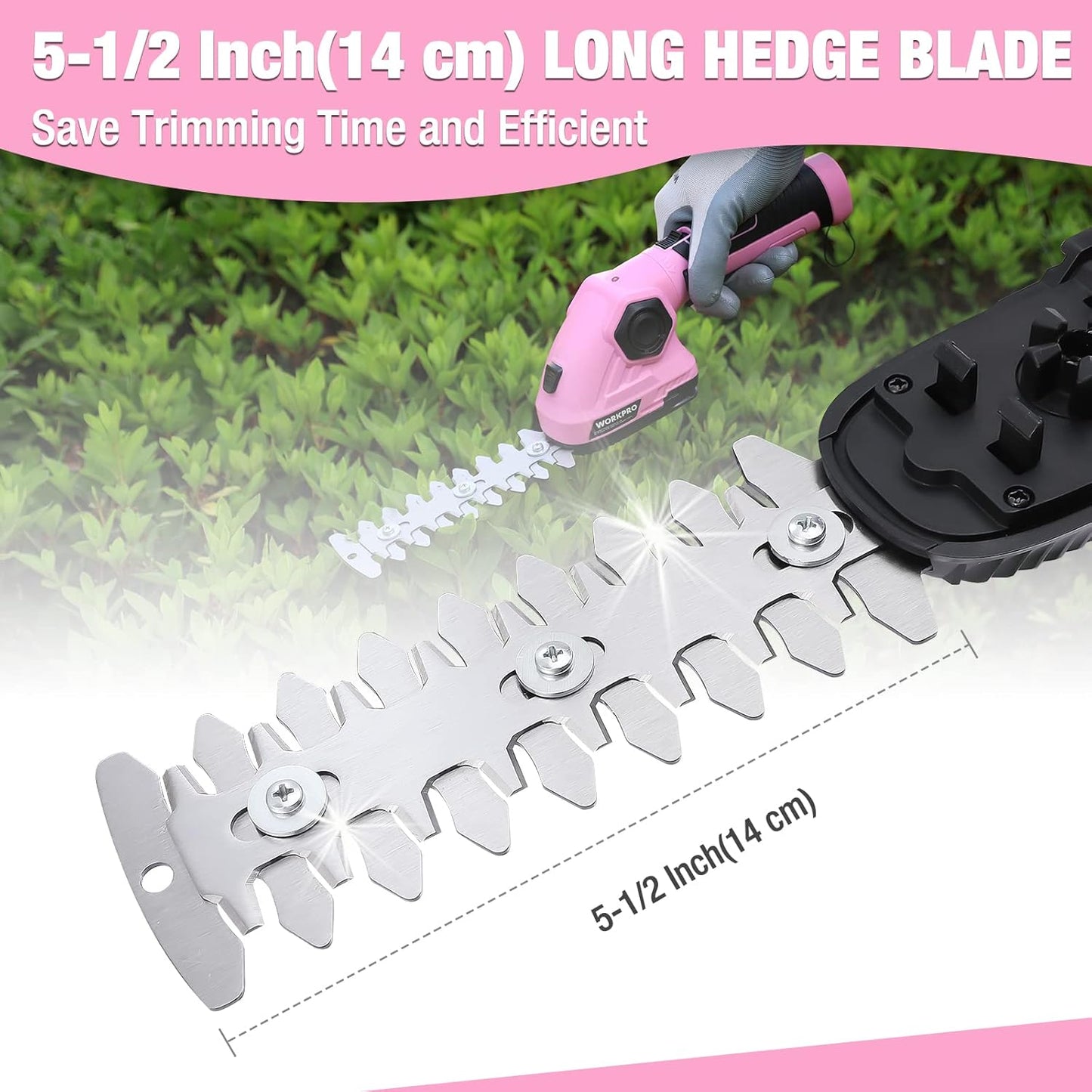 WORKPRO Cordless Grass Shear & Shrubbery Trimmer