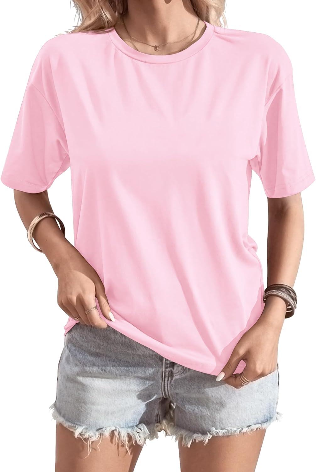 Women's T Shirts Crewneck Short Sleeve Shirt