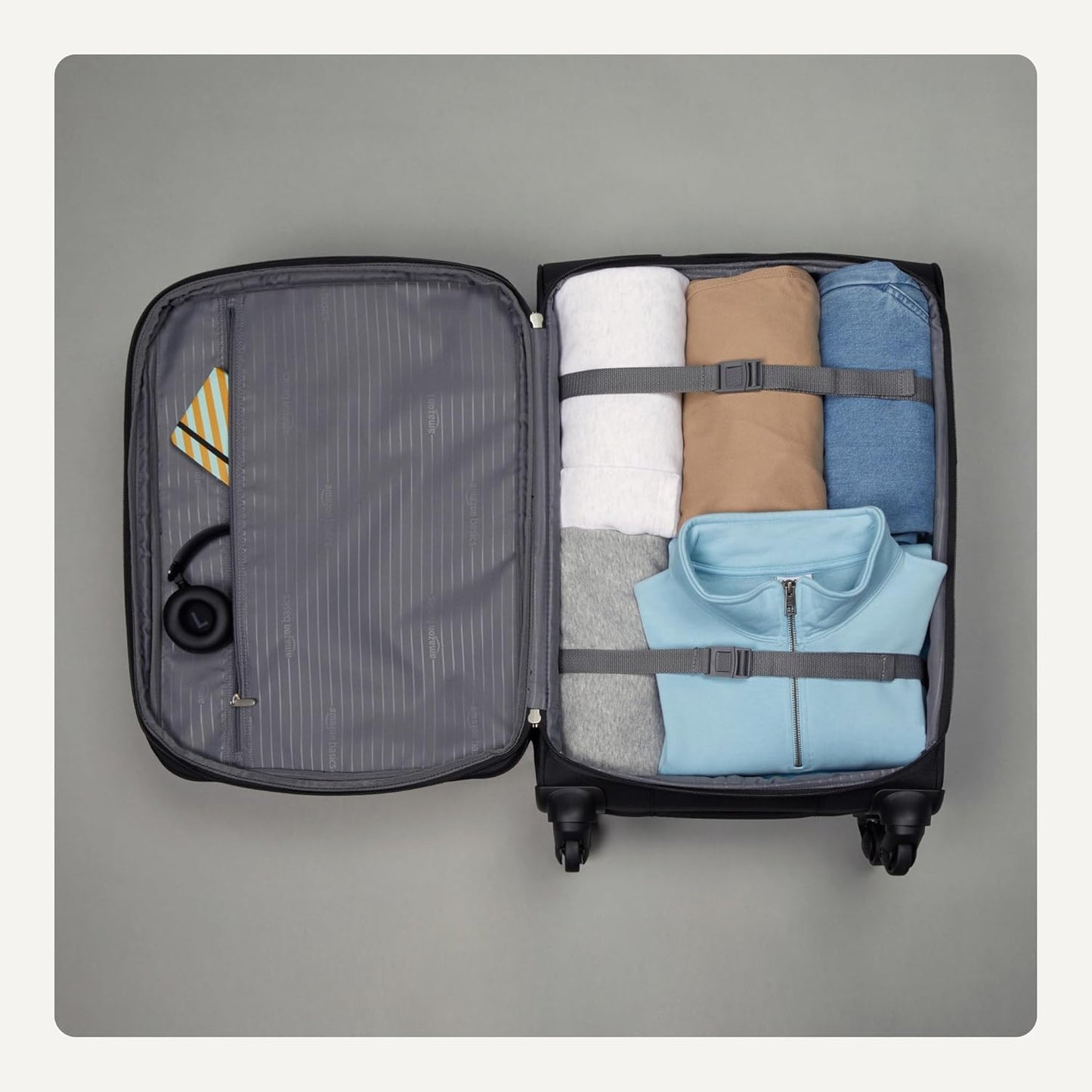 20" Luggage, Softside Suitcase With TSA Lock