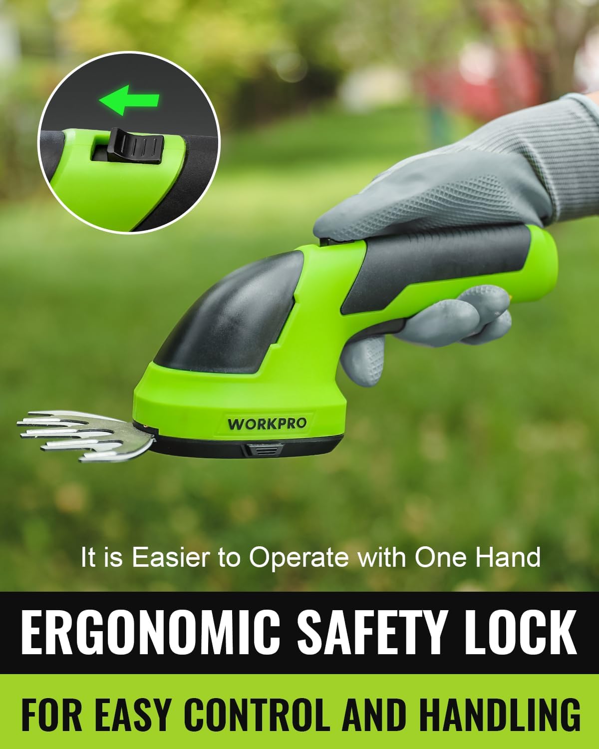 WORKPRO Cordless Grass Shear & Shrubbery Trimmer