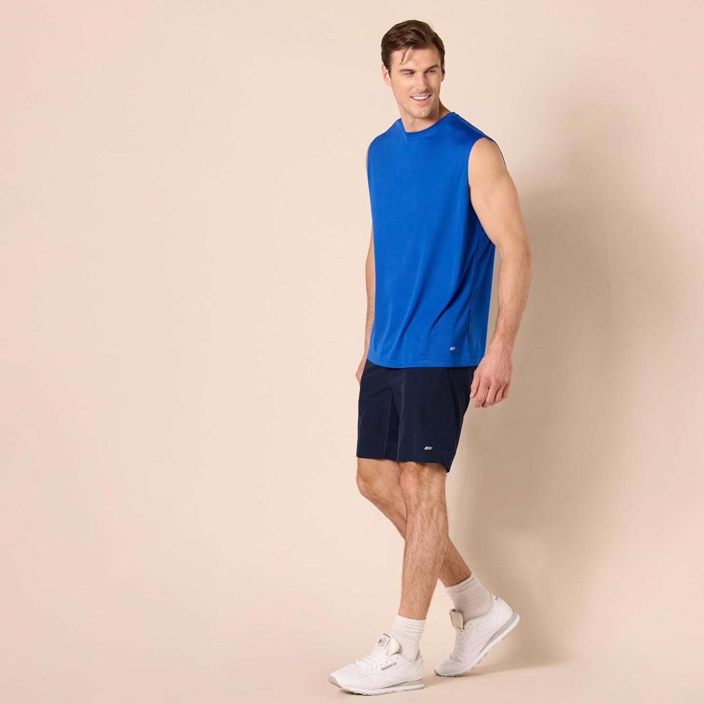 Essentials Men's Active Performance Tech Muscle Tank Pack of 2