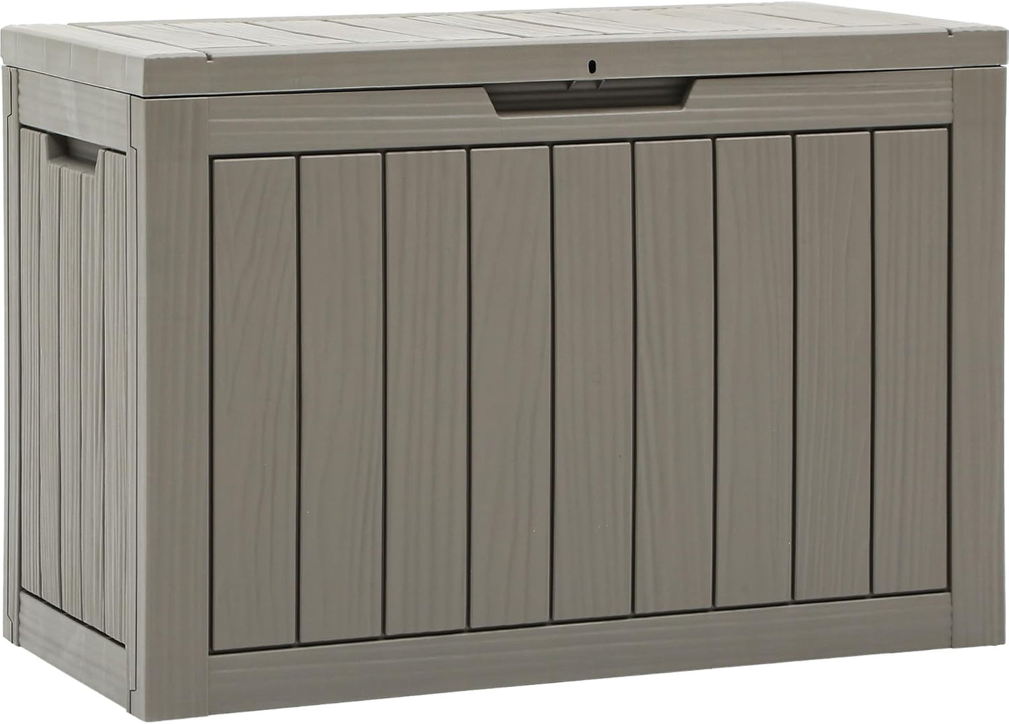 YITAHOME 120 Gallon Large Deck Box Upgraded Resin Outdoor Storage Boxes