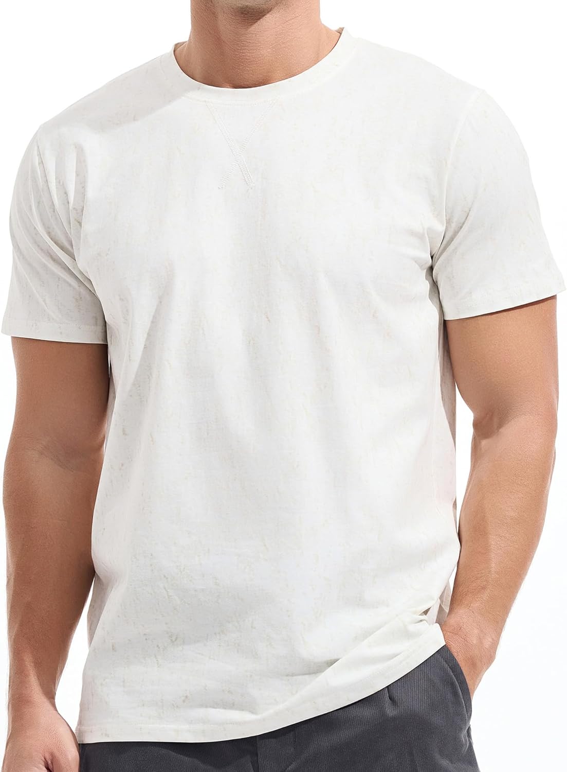 Men's T-Shirts Premium Cotton Crew Neck Tees