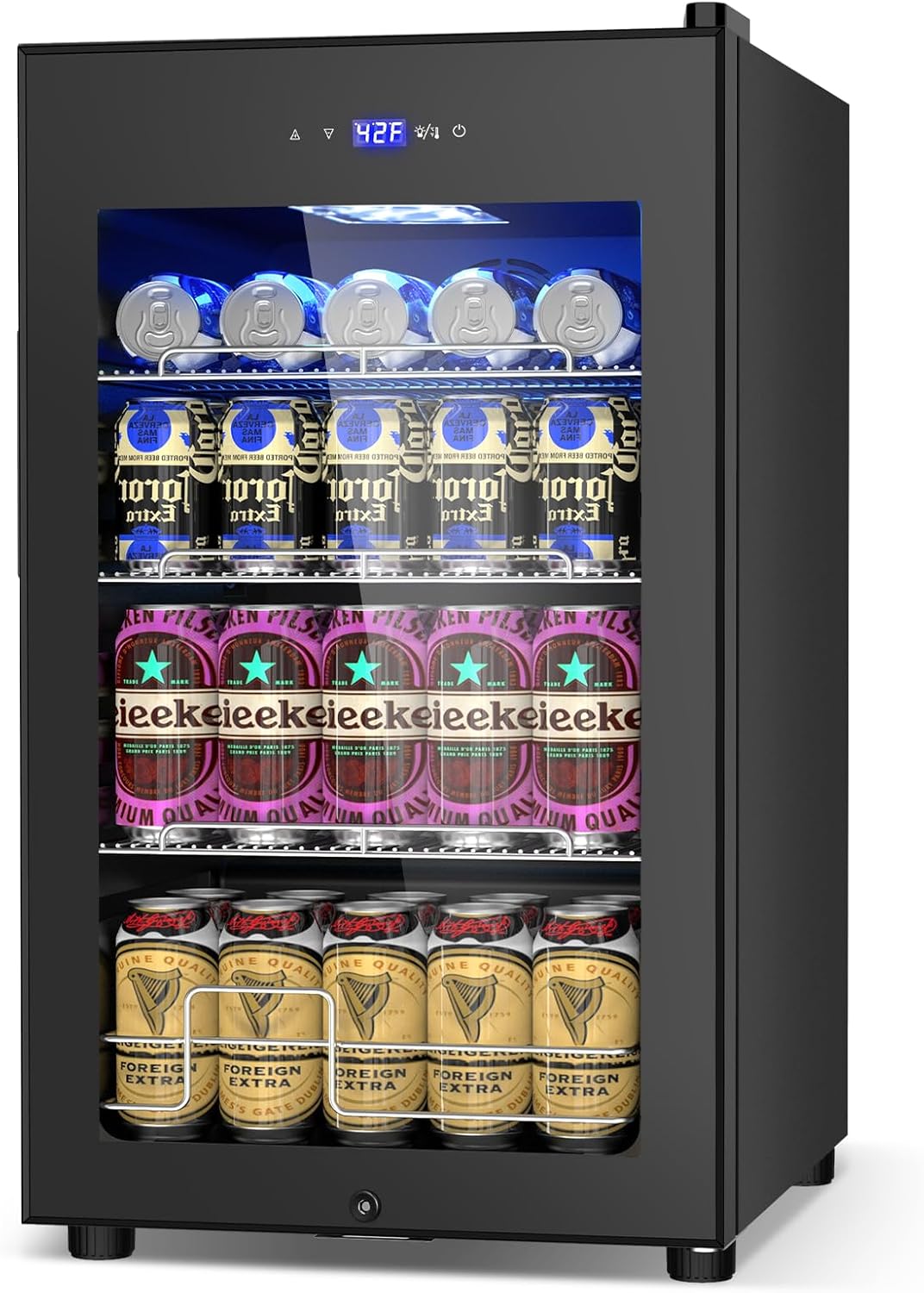 24 Inch Beverage Refrigerator Outdoor Under Counter Beverage Cooler for Patio