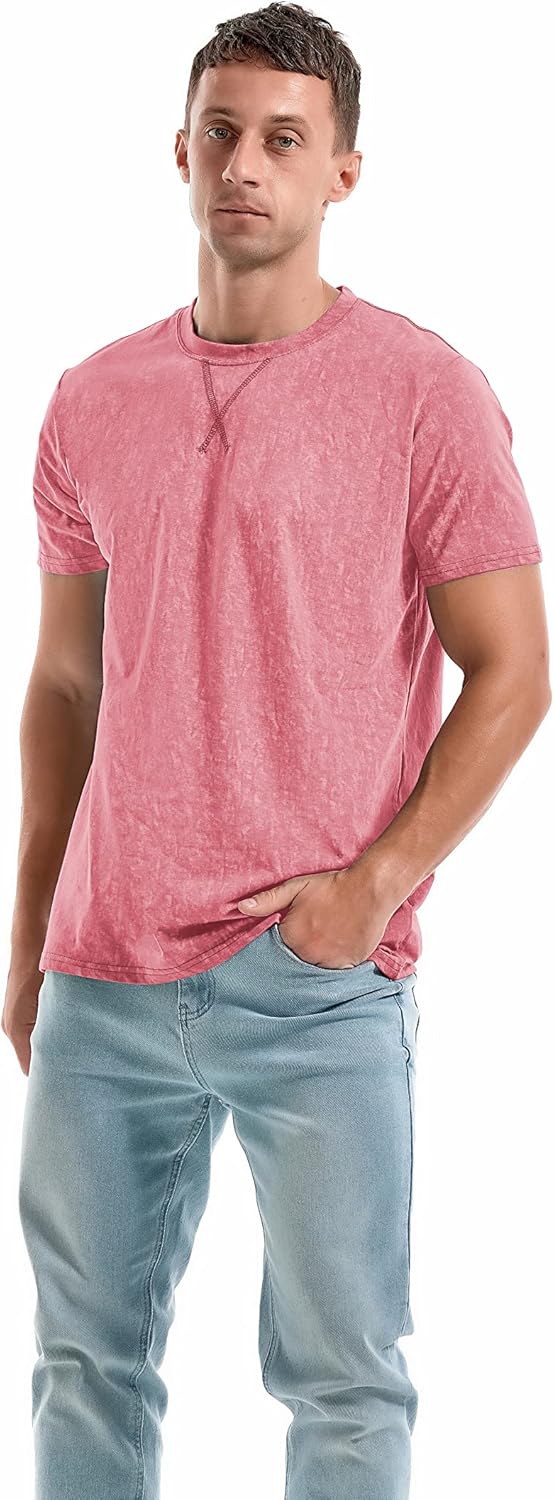 Men's T-Shirts Premium Cotton Crew Neck Tees