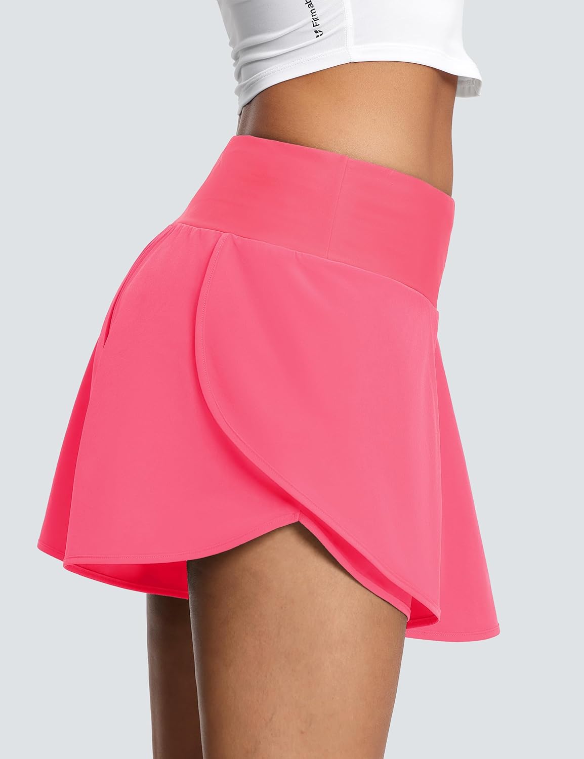 Womens 3" Swim Board Shorts High Waisted Flowy Quick Dry UPF 50+