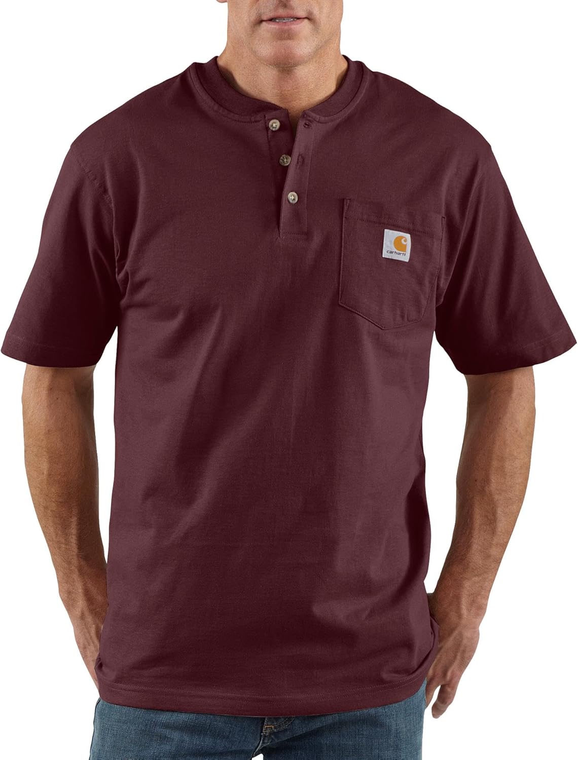 Short Sleeve Workwear Henley T-Shirt