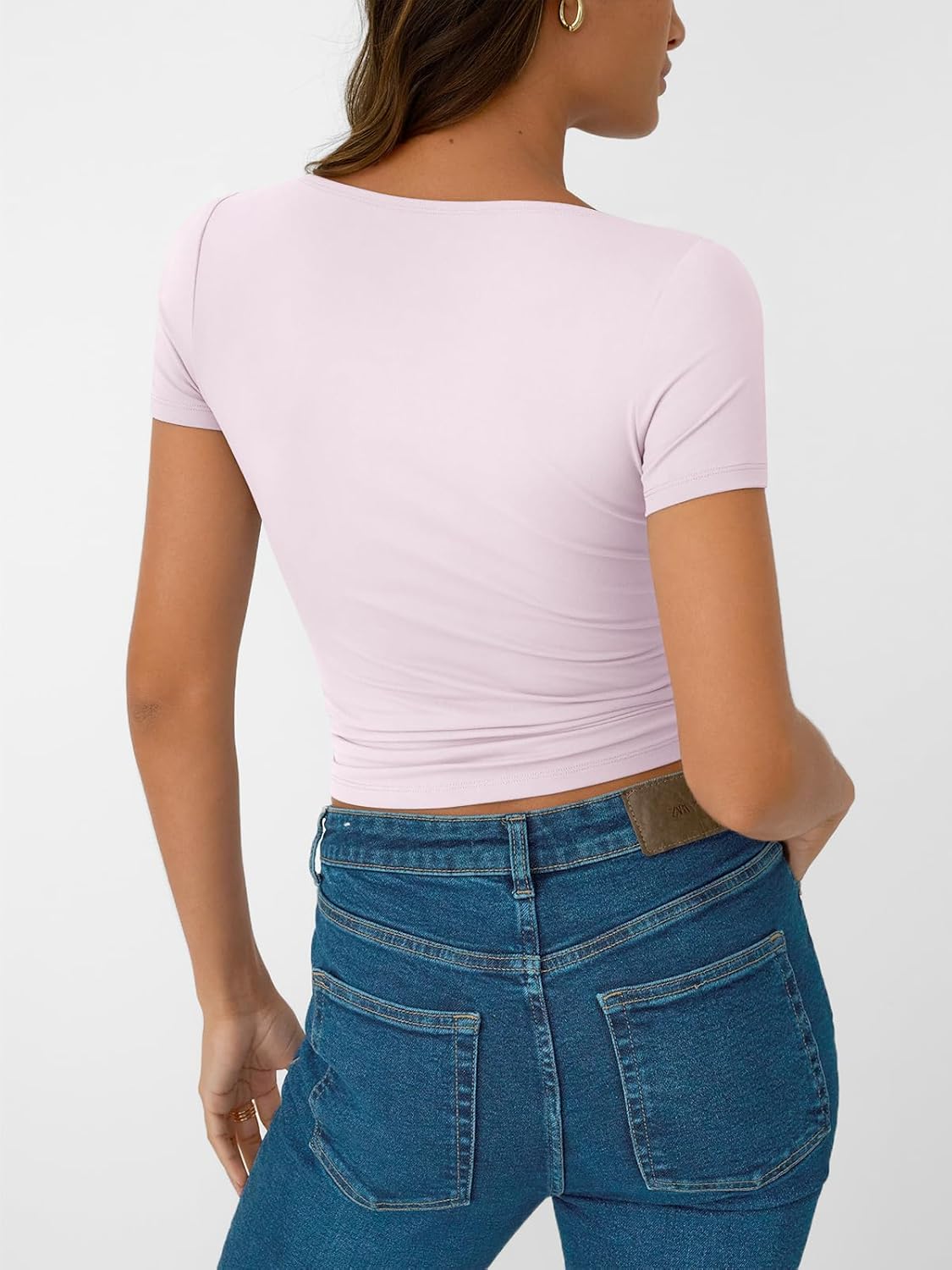 Womens Short Sleeve Boat Neck T-Shirts