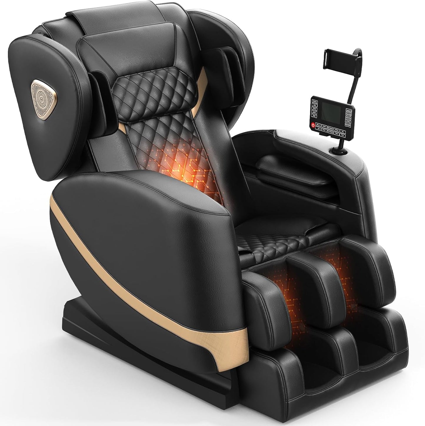 Zero Gravity Massage Chair with 10 Fix Rollers Heating Foot Massage