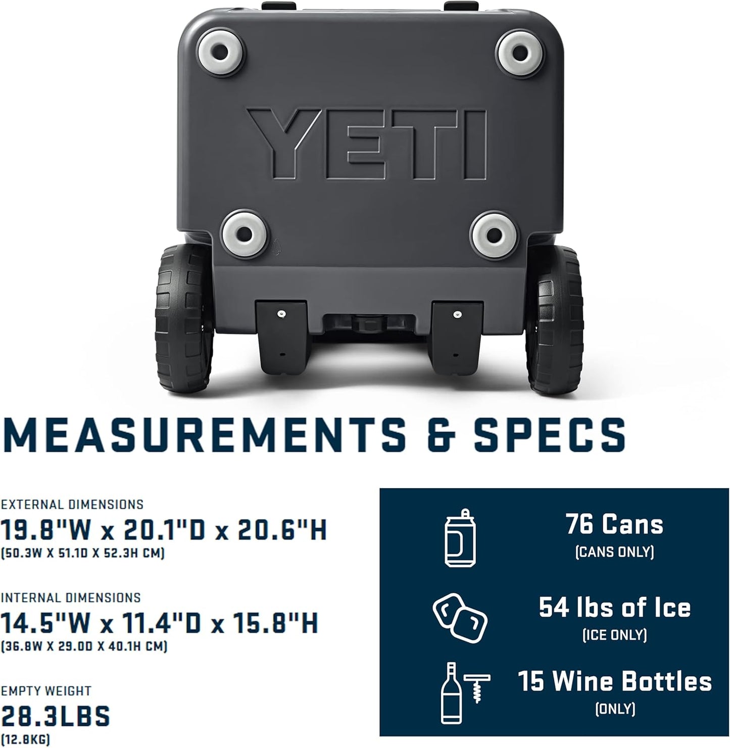Roadie 48 Wheeled Cooler with Retractable Periscope Handle