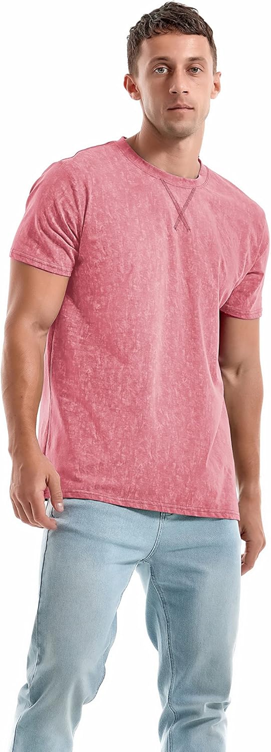 Men's T-Shirts Premium Cotton Crew Neck Tees