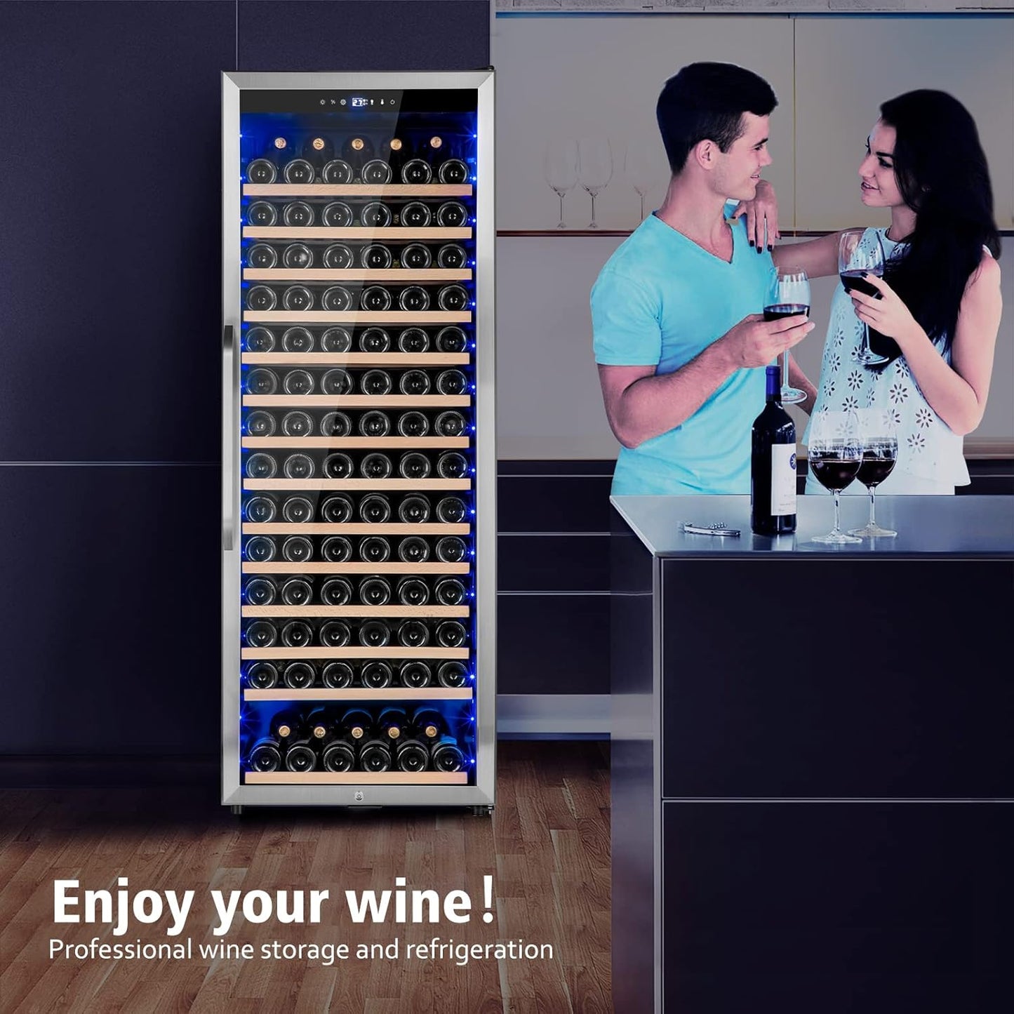 24 Inch Beverage Refrigerator Outdoor Under Counter Beverage Cooler for Patio