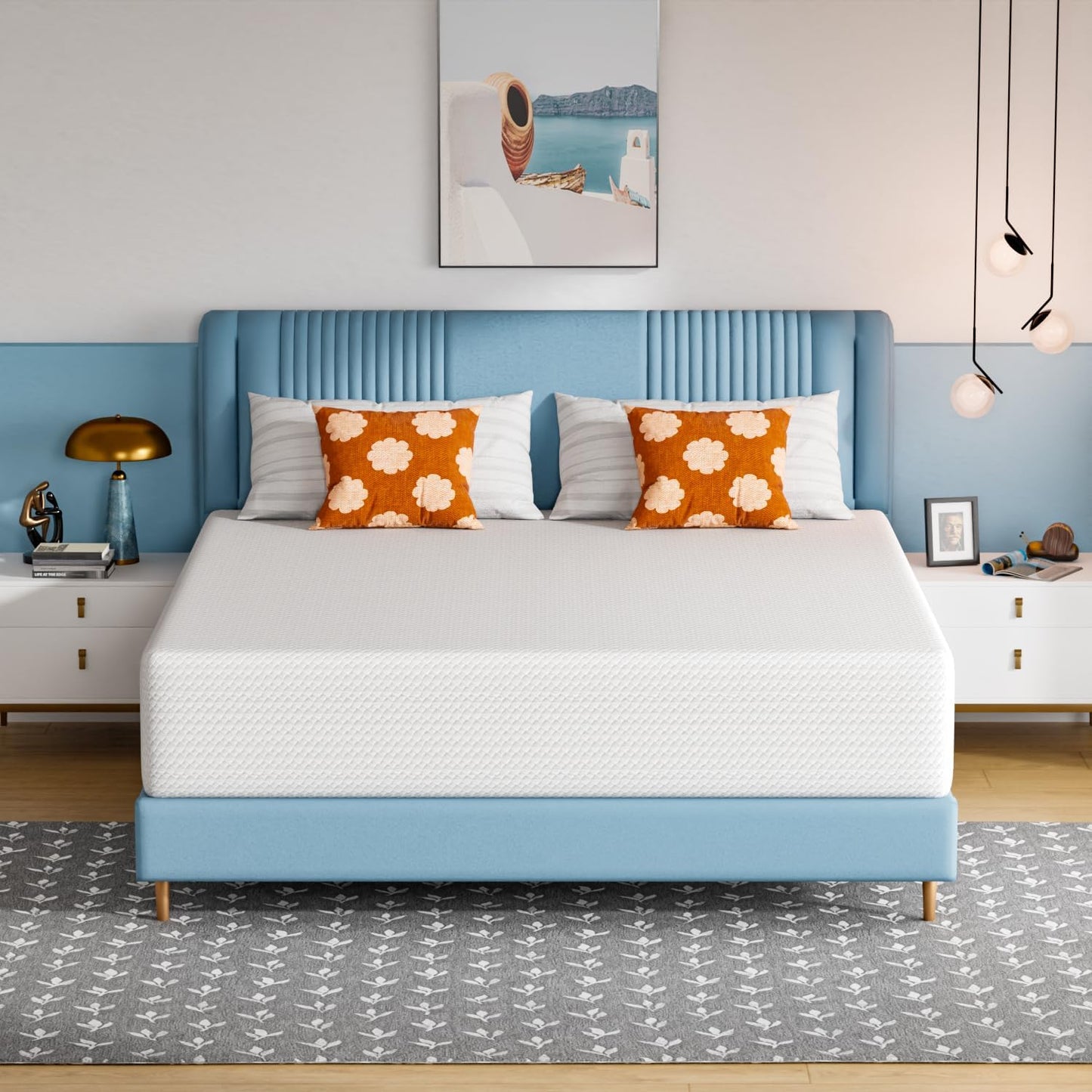 Twin 6 Inch Gel Memory Foam Mattress in a Box Medium Firm