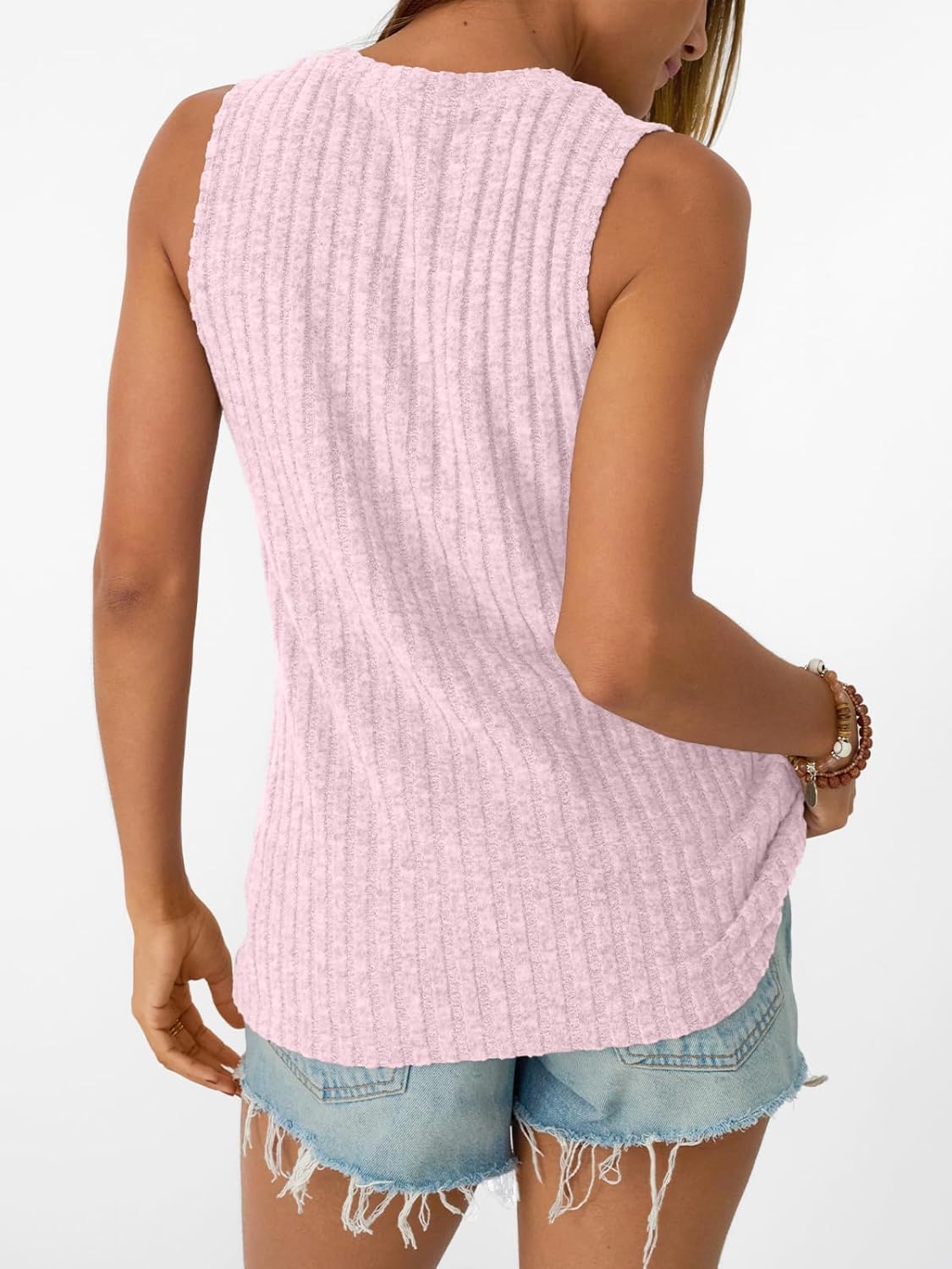 Womens Tank Tops Sleeveless Tunic Summer Basic Soft Casual Trendy Vacation Outfits