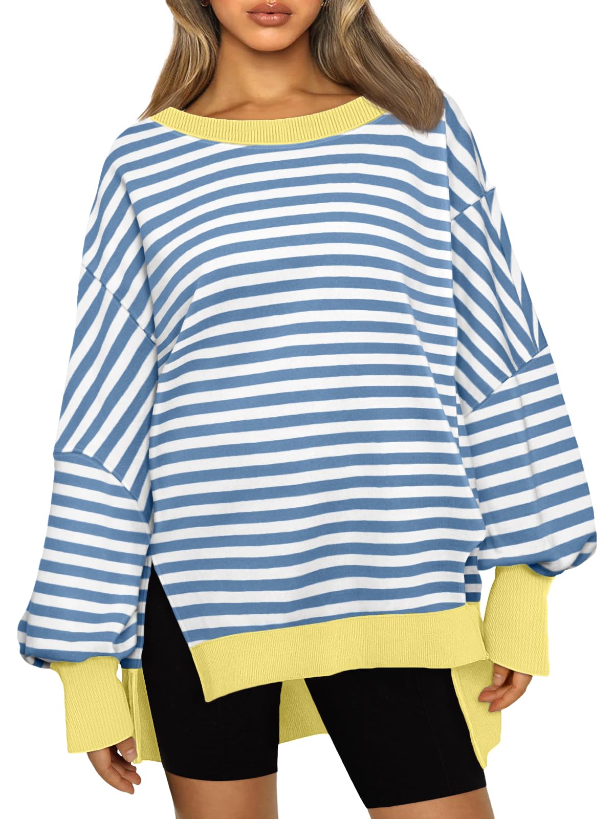 Womens Oversized Sweatshirts Hoodies Crewneck Shirts Fall Outfits