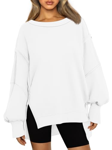 Womens Oversized Sweatshirts Hoodies Crewneck Shirts Fall Outfits