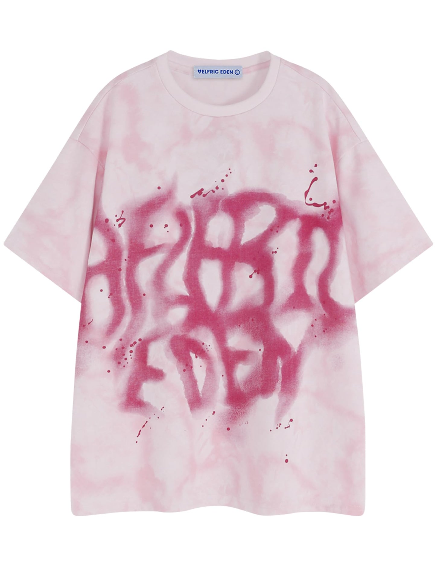 Mens Graphic Tee Shirts Oversized Baggy Loose Cotton T-Shirt Streetwear