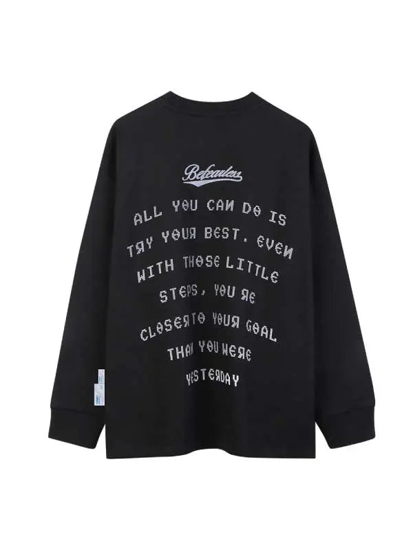 Boy Cartoon Graphic Casual Sweatshirt