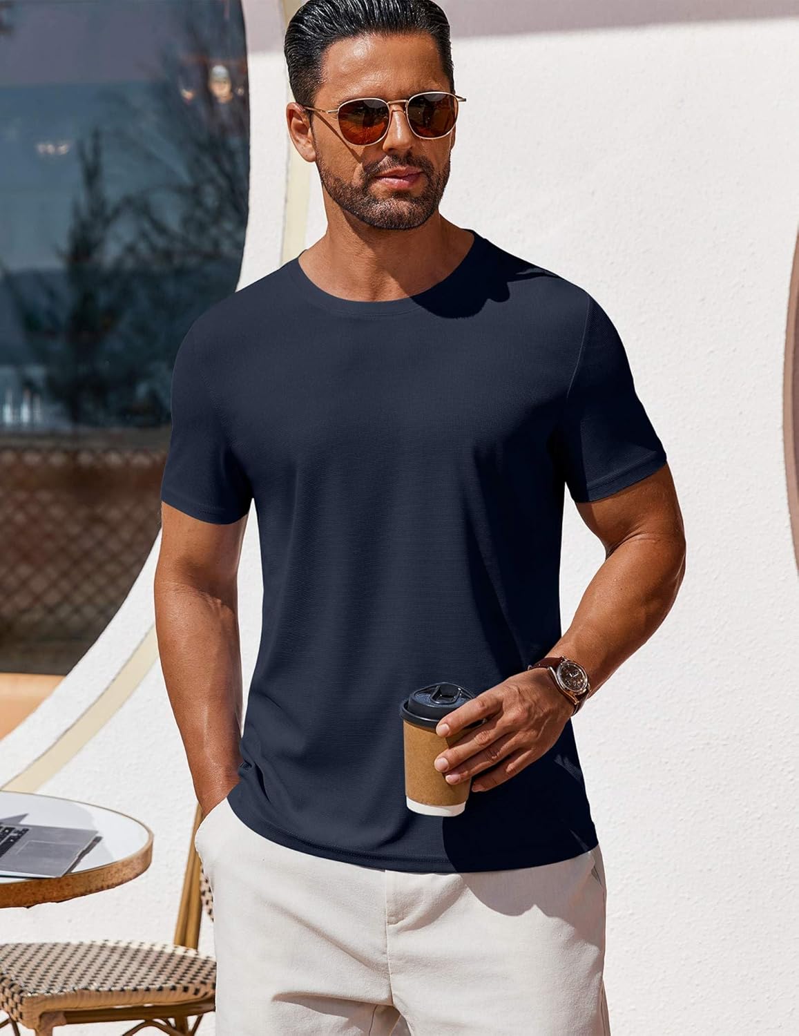 T Shirt Short Sleeve Crew Neck T-Shirt Casual Summer Basic Tee Shirts