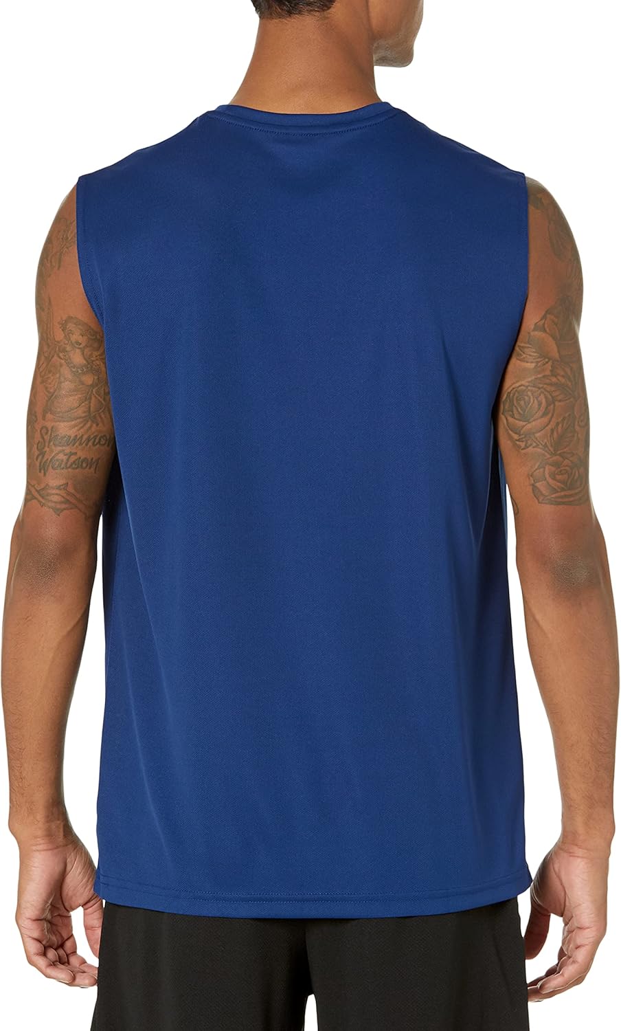 Essentials Men's Active Performance Tech Muscle Tank Pack of 2