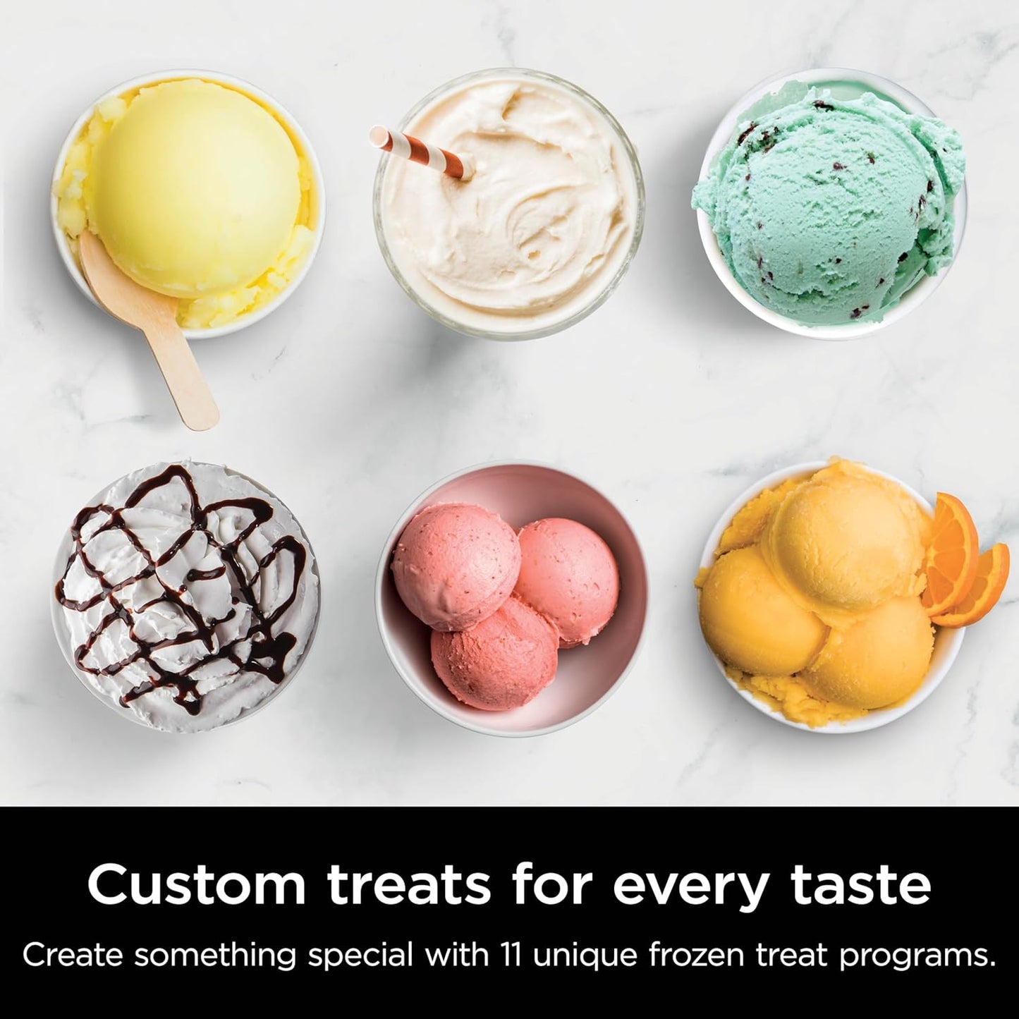 Ninja NC301 CREAMi Ice Cream Maker, for Gelato, Mix-ins, Milkshakes, Sorbet, Smoothie Bowls & More