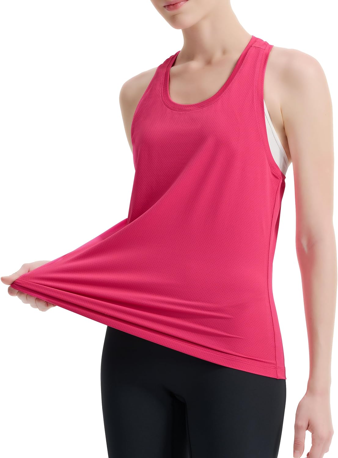 Womens Racerback Workout Tank Tops Lightweight for Running Yoga Gym Casual