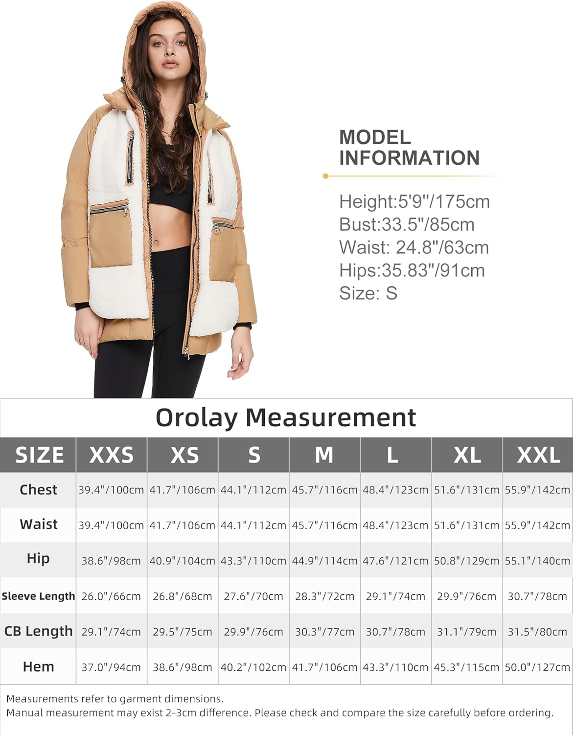 Women’s Thickened Hooded Down Coat Winter Puffer Jacket