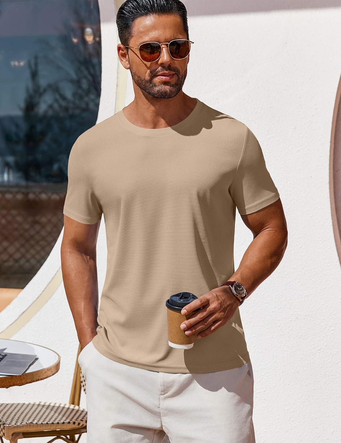 T Shirt Short Sleeve Crew Neck T-Shirt Casual Summer Basic Tee Shirts