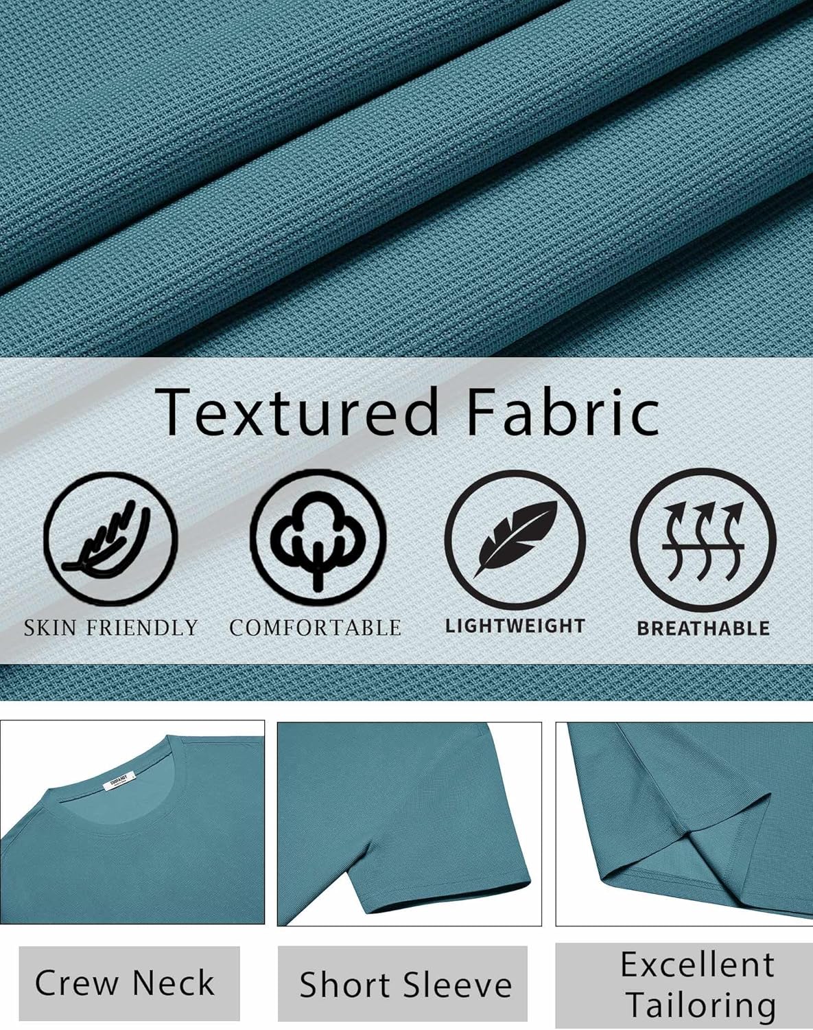 T Shirt Short Sleeve Crew Neck T-Shirt Casual Summer Basic Tee Shirts