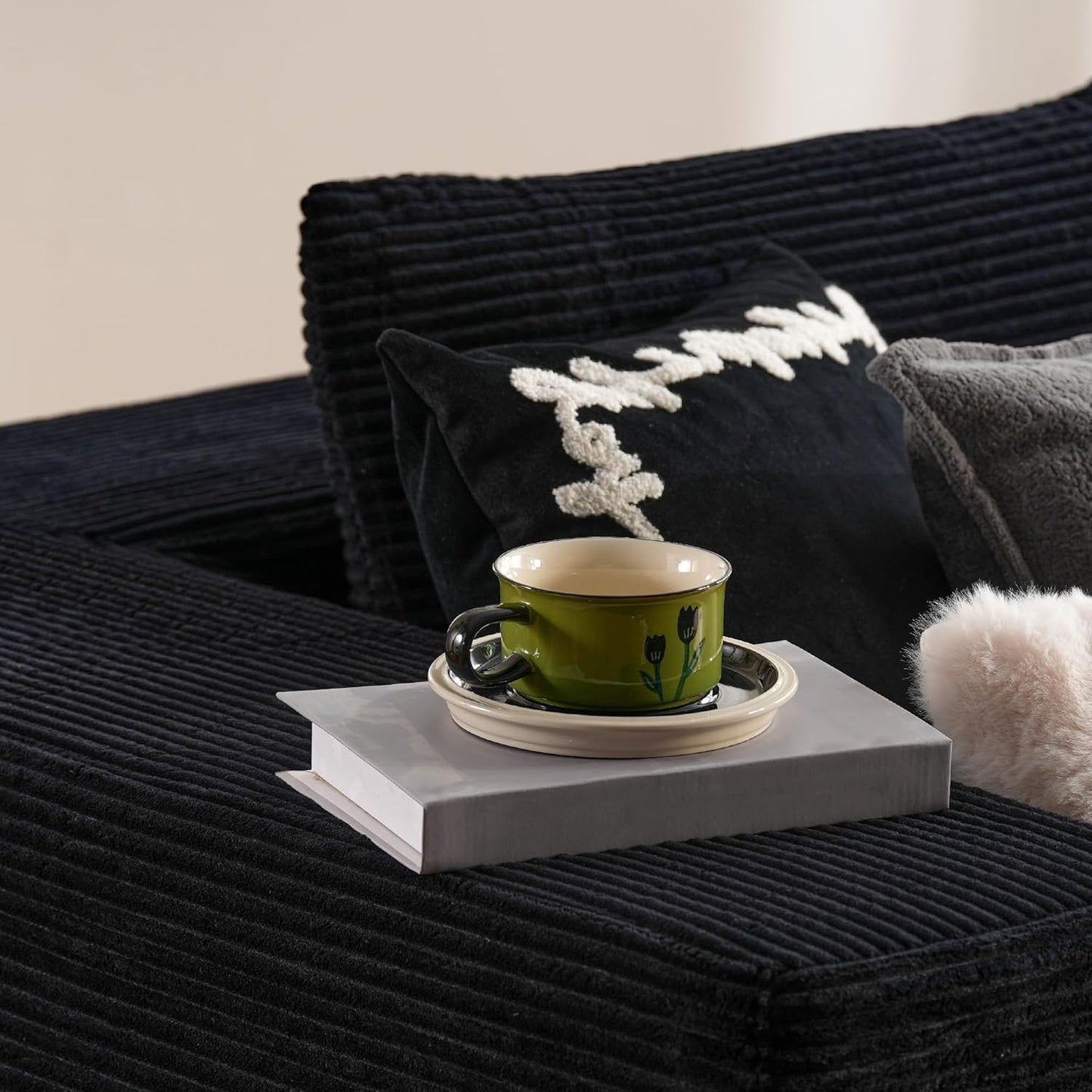 104" Cloud Sectional Couch with L-Shape Chaise