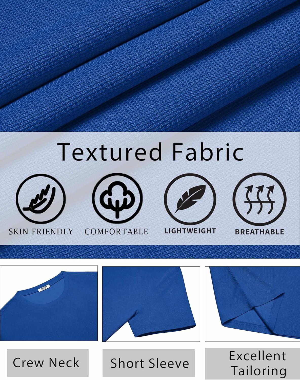 T Shirt Short Sleeve Crew Neck T-Shirt Casual Summer Basic Tee Shirts