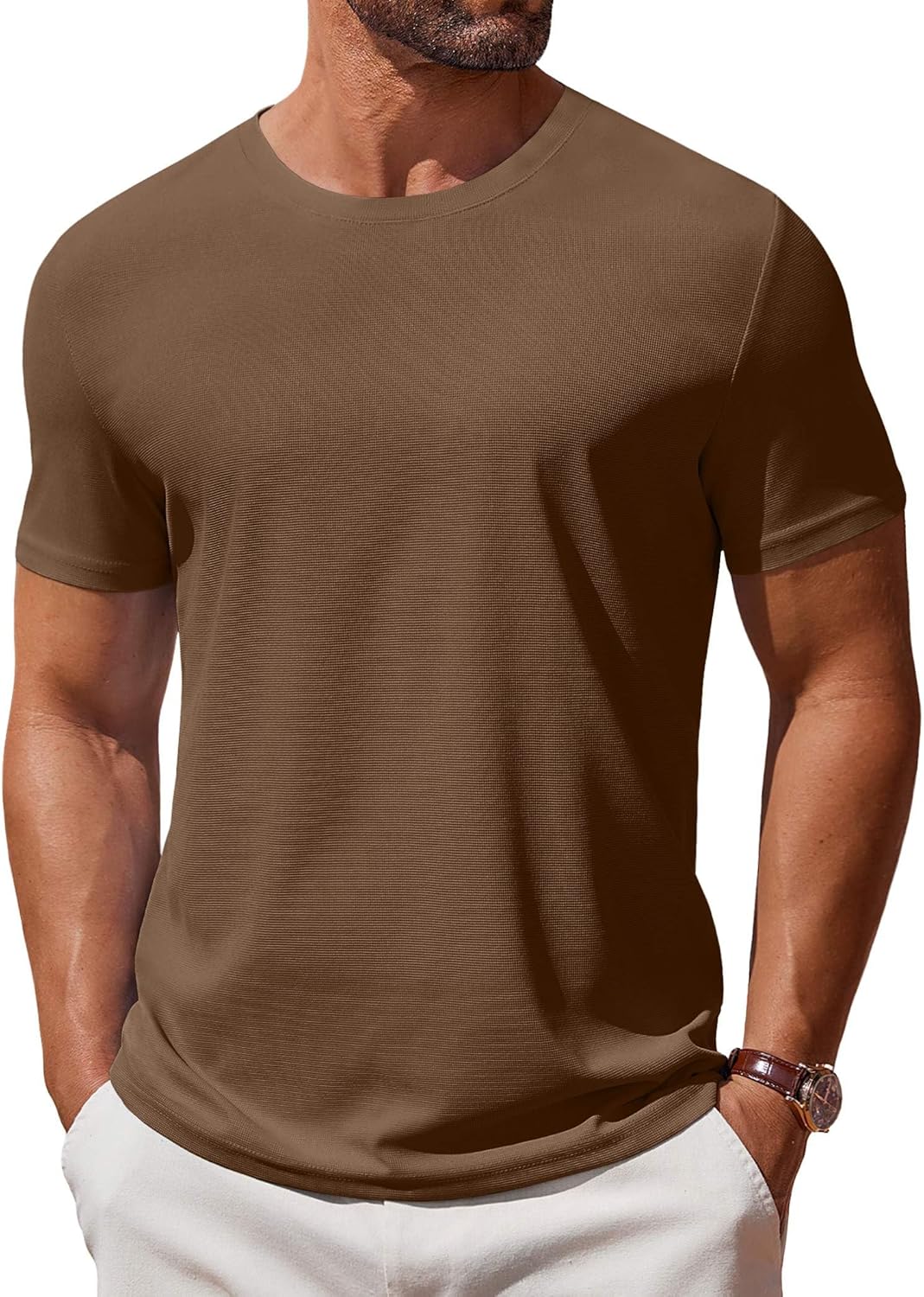 T Shirt Short Sleeve Crew Neck T-Shirt Casual Summer Basic Tee Shirts
