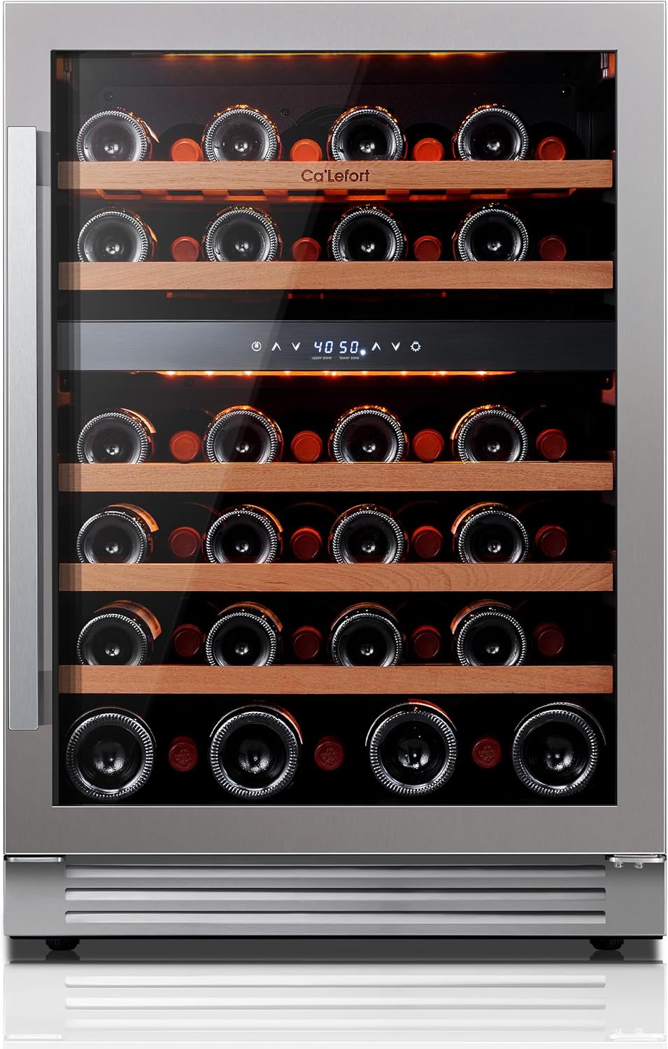 24 Inch Wine Fridge 54 Bottle Wine Cooler Refrigerator