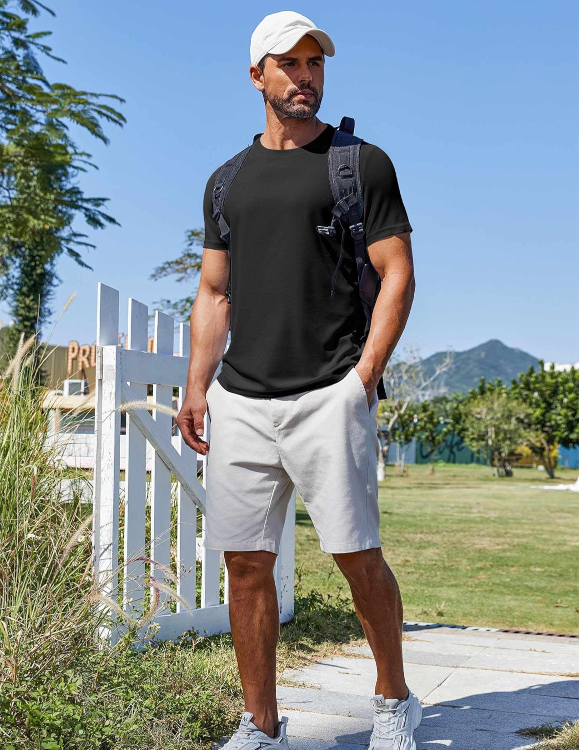 T Shirt Short Sleeve Crew Neck T-Shirt Casual Summer Basic Tee Shirts