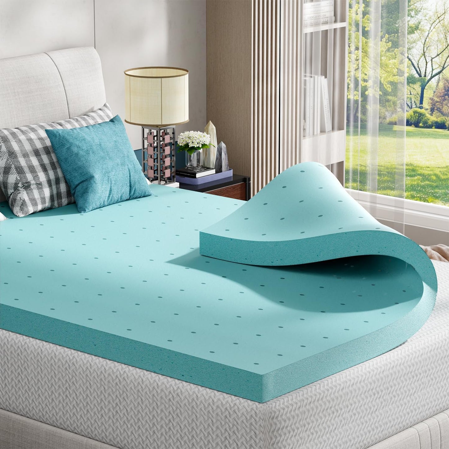 Twin 6 Inch Gel Memory Foam Mattress in a Box Medium Firm