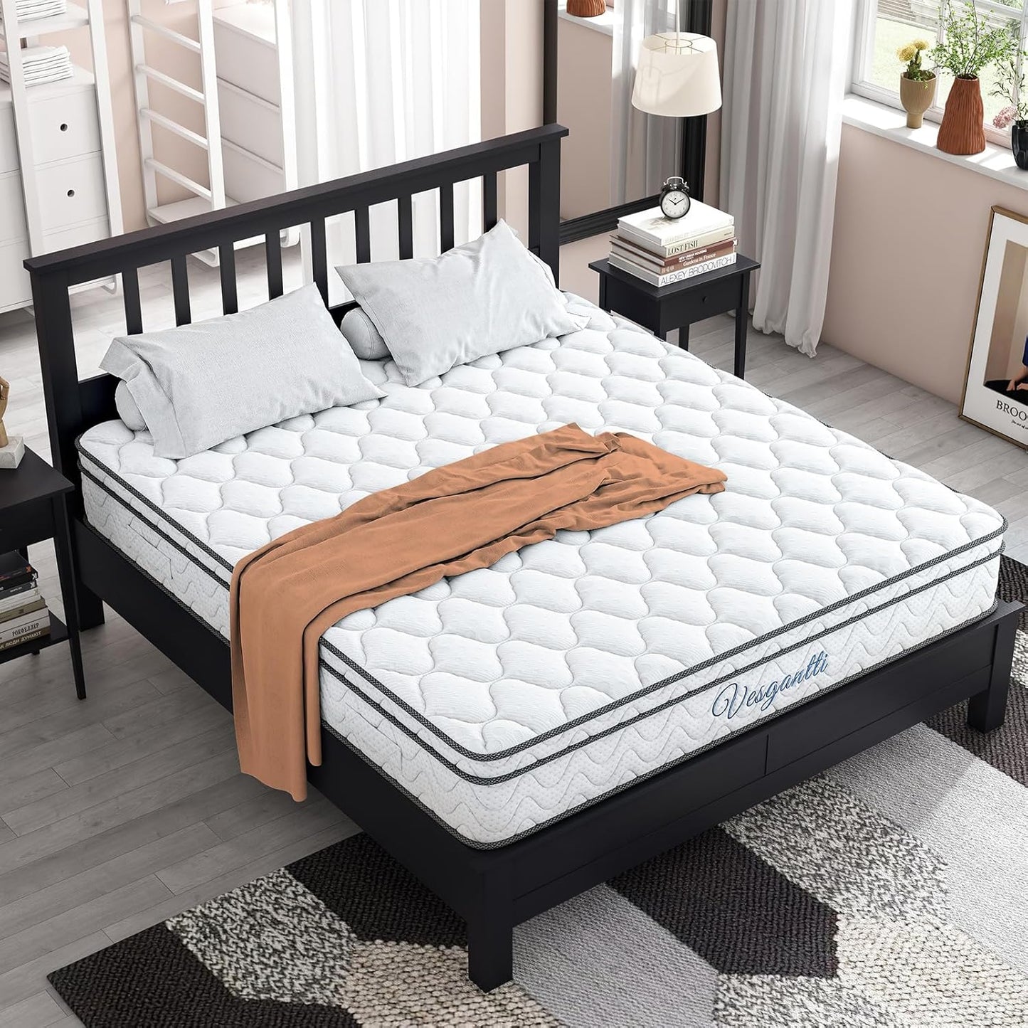 10 Inch Hybrid Mattress in a Box with Memory Foam