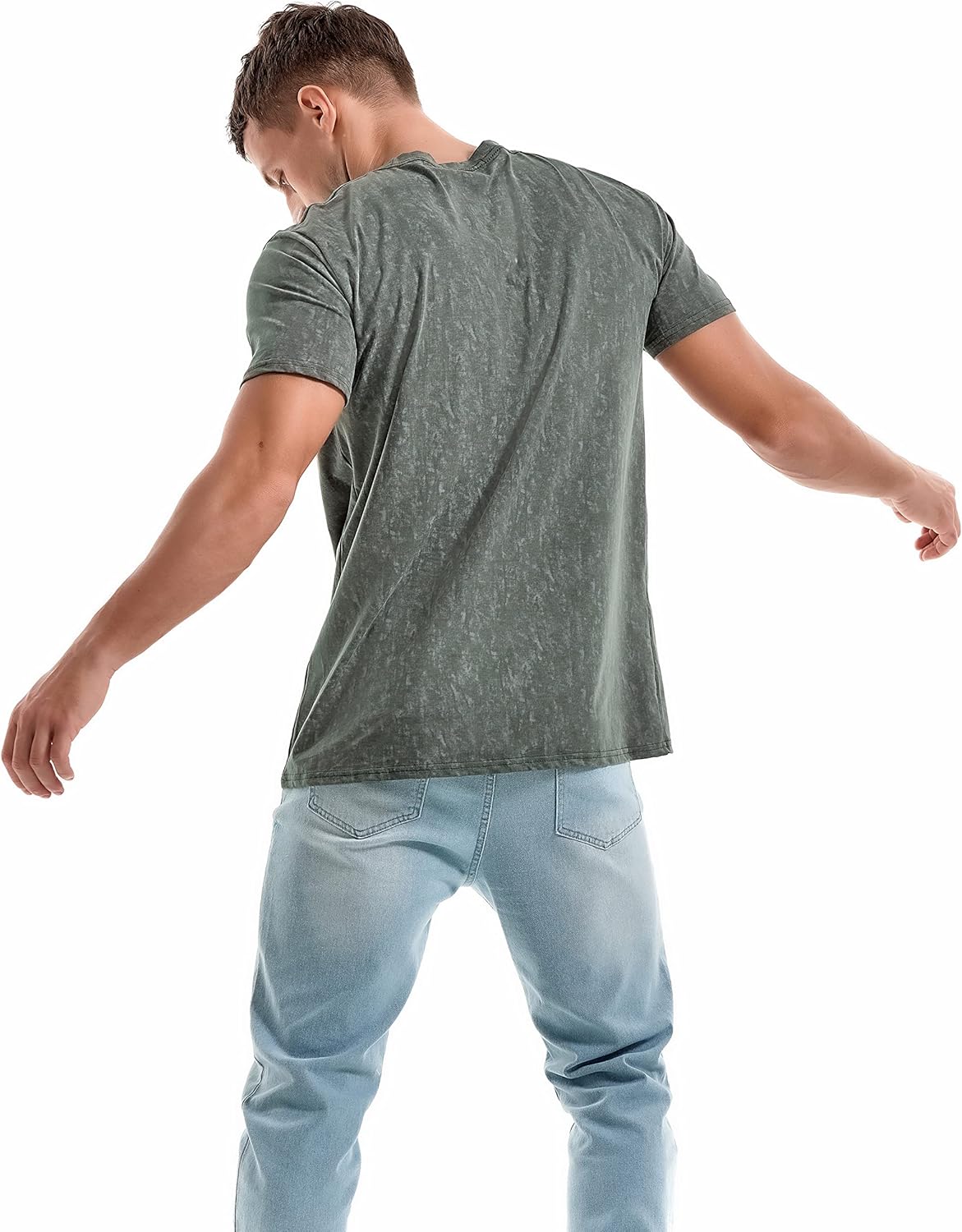 Men's T-Shirts Premium Cotton Crew Neck Tees