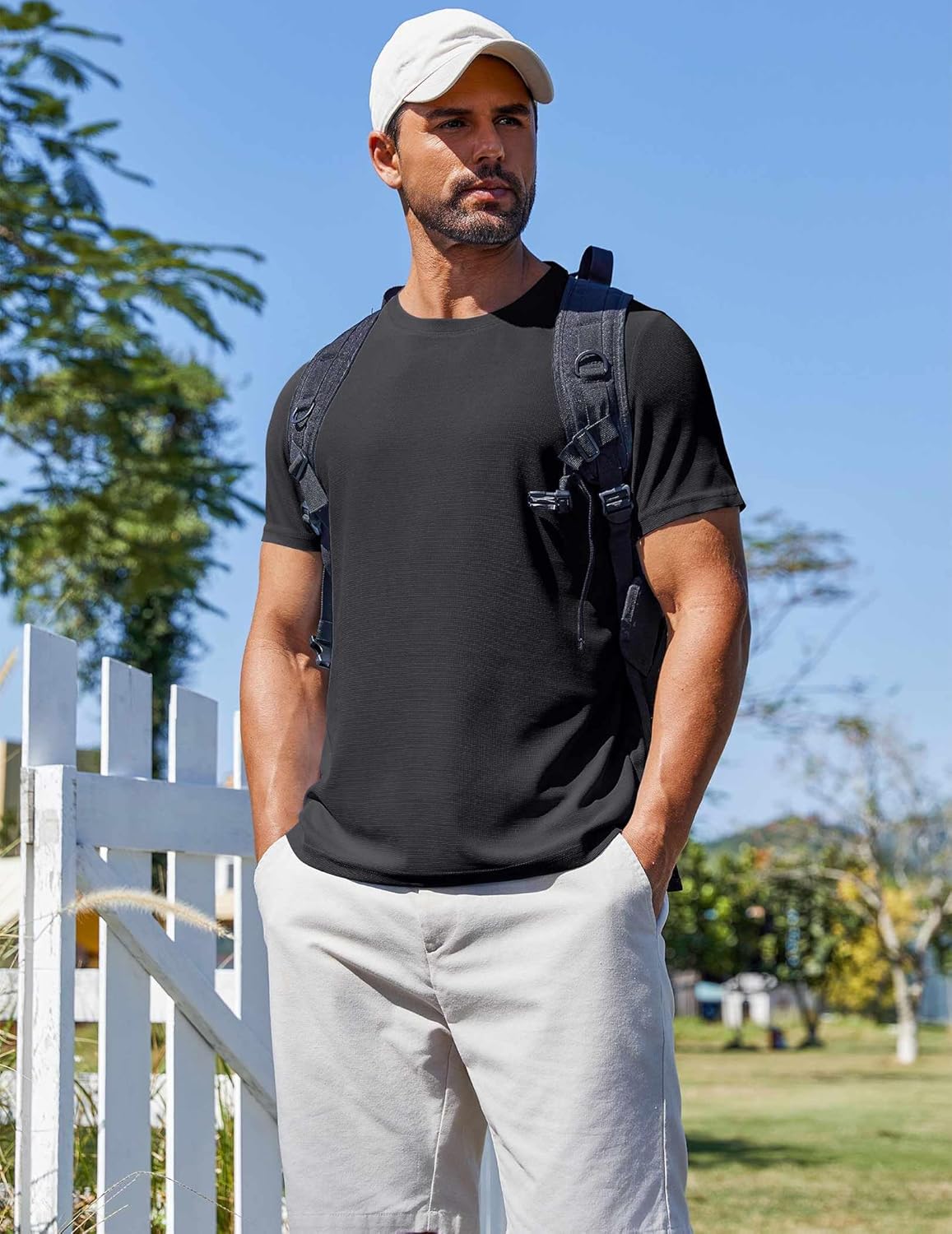 T Shirt Short Sleeve Crew Neck T-Shirt Casual Summer Basic Tee Shirts