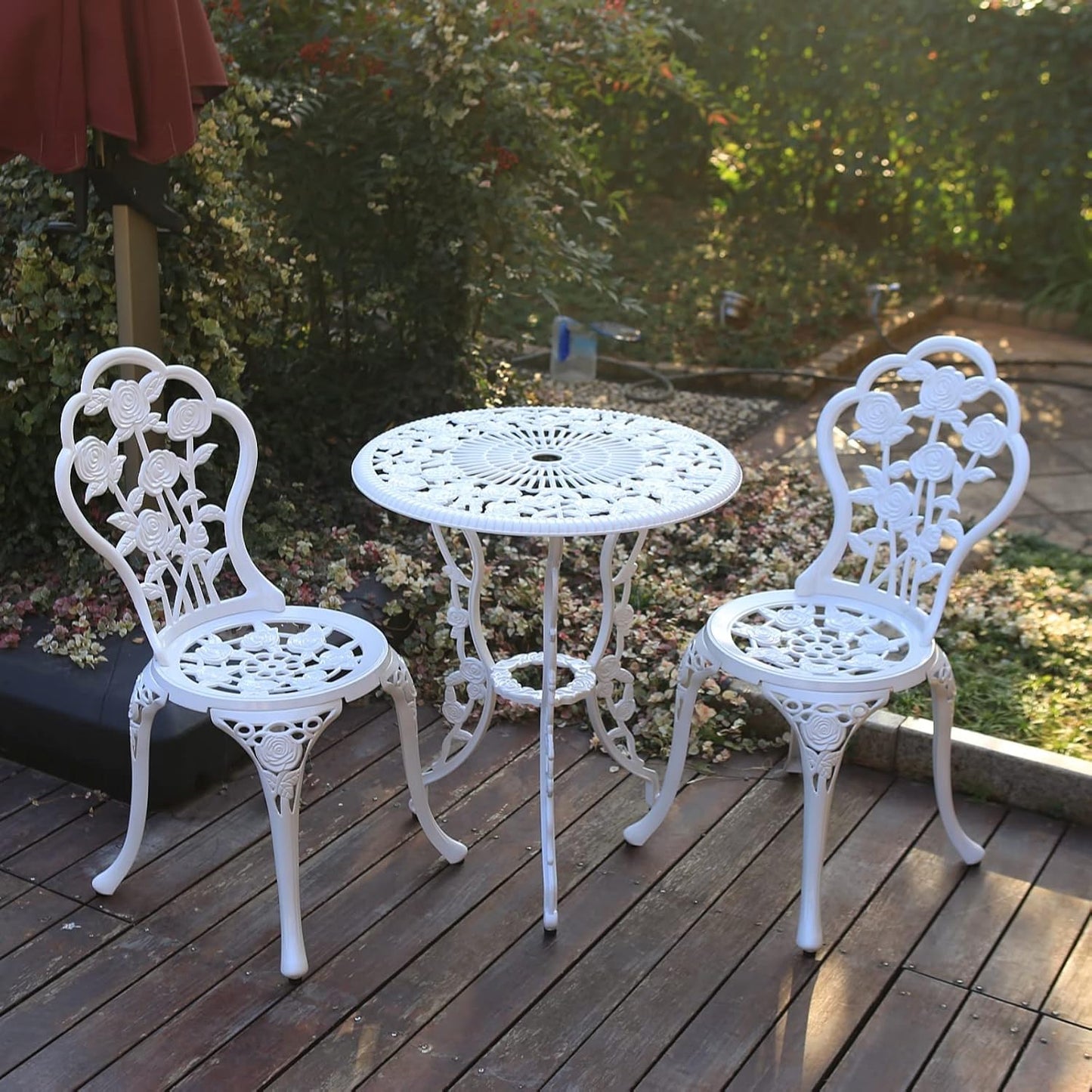 C/G 3 Piece Bistro Set Outdoor Patio Table